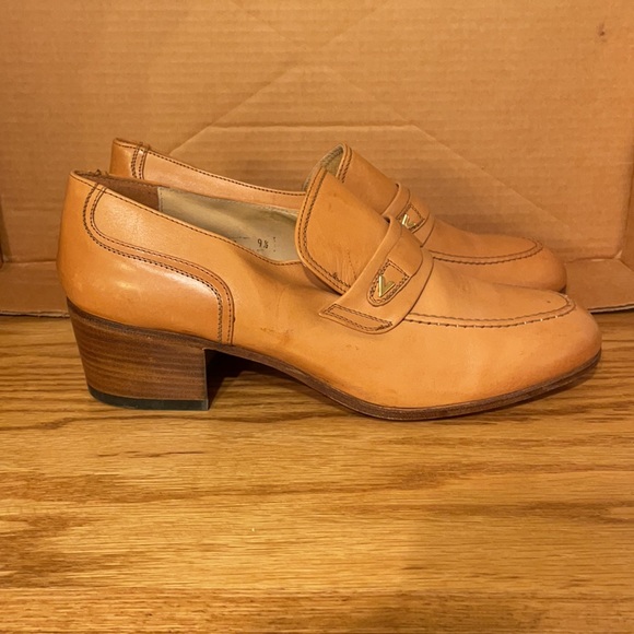 Men’s Cassanova slip ons with heel. Classic genuine hand made Italian leather. - Picture 2 of 4